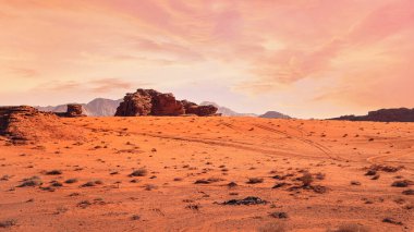 Ürdün 'deki Red Wadi Rum Çölü, Mars gezegenini anımsatıyor. Burası birçok bilim kurgu filminde kullanıldı.