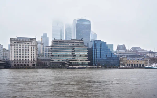 Londres Reino Unido Fevereiro 2019 Square Mile City Parte Capital — Fotografia de Stock