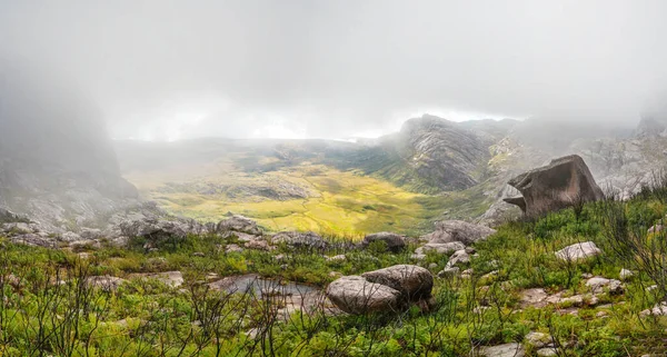 Blick Vom Andringitra Massiv Auf Den Pic Boby Imarivolanitra Madagaskars — Stockfoto