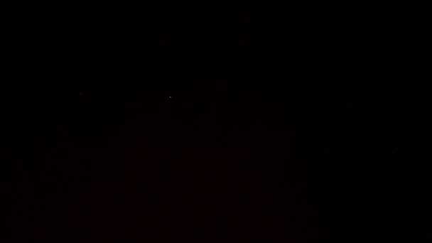 Ночное Небо Много Звезд Спутниками Проходящих Мимо Шаровое Скопление Messier — стоковое видео