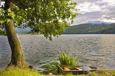 Bir yaz günü balıkçı teknesi