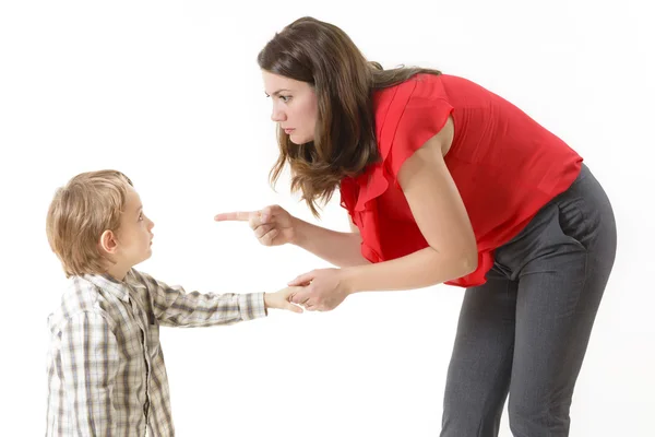 Childhood Days, mother with her child — Stock Photo, Image