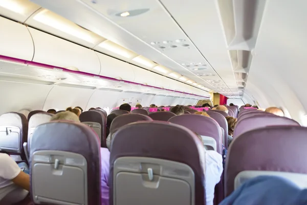 Interior of the passenger airplane — Stock Photo, Image