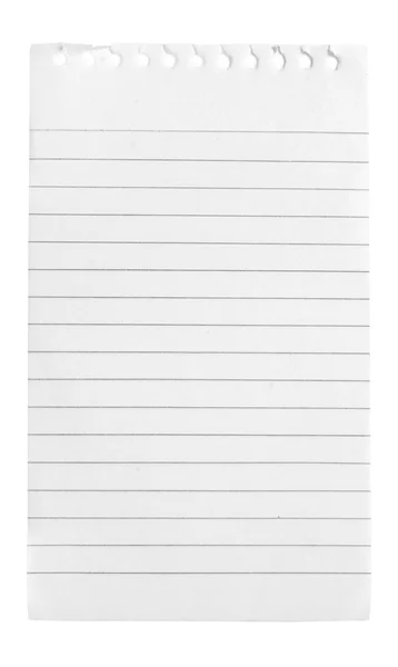 Notebook paper background — Stock Photo, Image