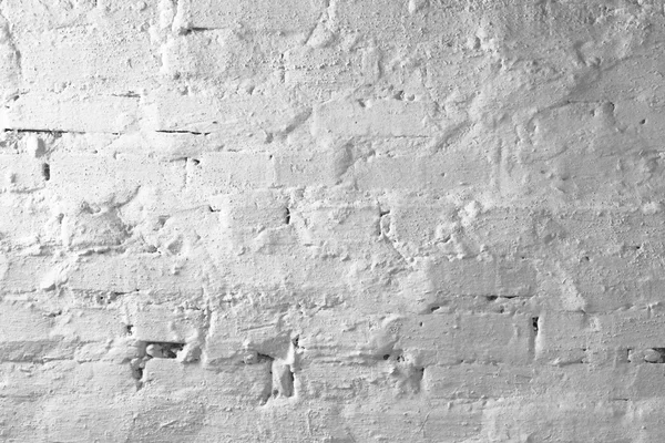 Текстура білої цегляної стіни крупним планом — стокове фото