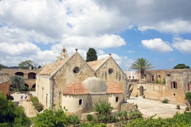 Arkadiou Crete Adası'nda Manastırı