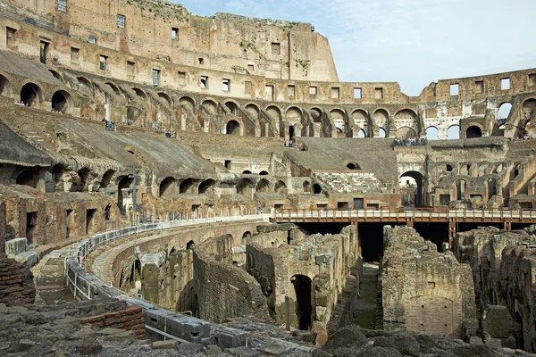 Inside of Colosseum in Rome, Italy — Stock Photo, Image