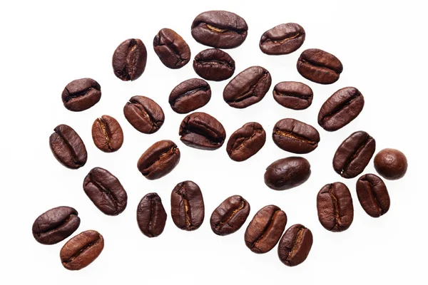 Coffee Beans Bean Coffeine Isolated — Stockfoto