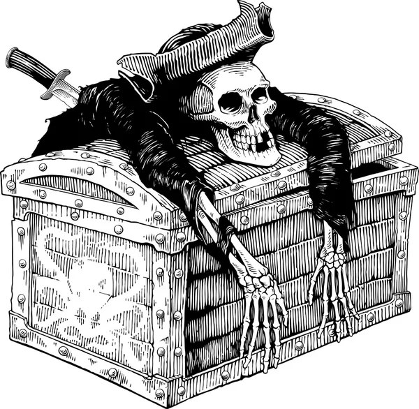 Клад мертвеца — стоковый вектор