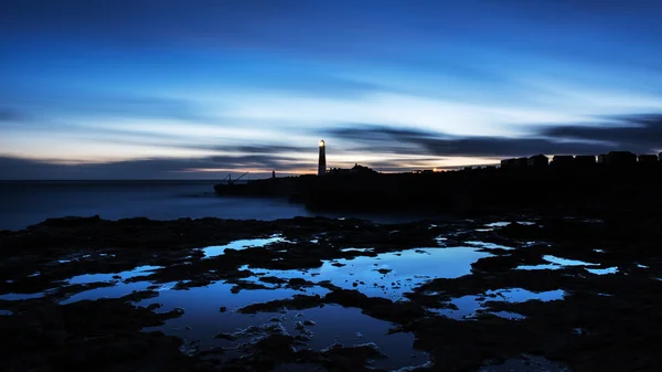 O farol ao entardecer — Fotografia de Stock