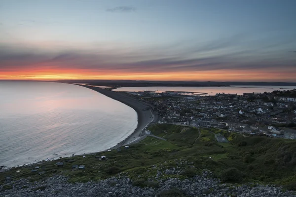 Chesil beach Dorset — Φωτογραφία Αρχείου