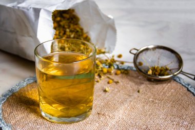 Masada bir bardak papatya çayı.. 