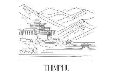 Thimphu Şehir Çizgisi
