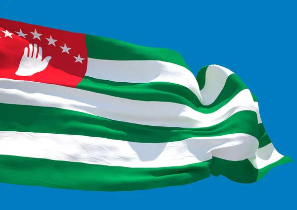 Bandera de onda Abjasia HD — Foto de Stock