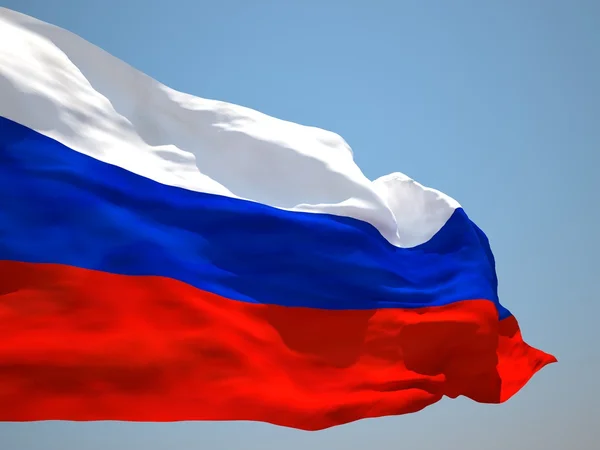 Russische Föderation hd Flagge — Stockfoto