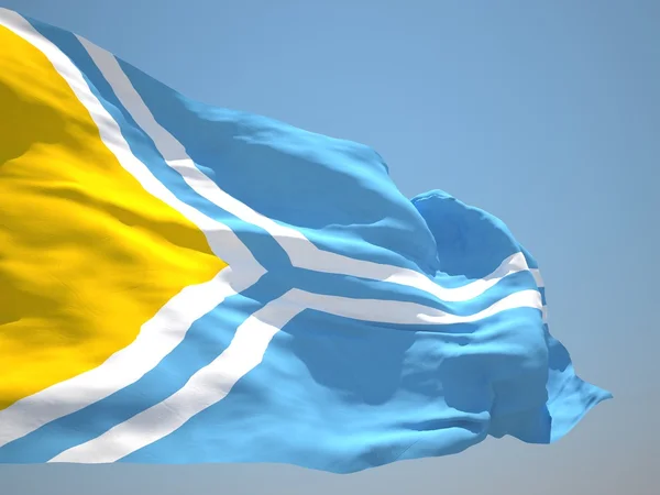 图瓦高清共和国国旗 — 图库照片