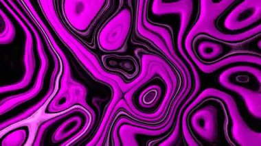 Animasyon 3 boyutlu soyut holografik sıvı arka plan. Dalgalı, yanardöner psikedelik sıvı şekli.