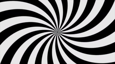 Animasyon spiral arka plan. Kusursuz döngü. retro güneş patlaması arkaplanı.