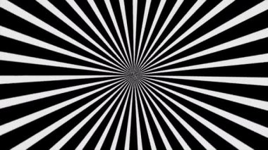 Animasyon spiral arka plan. Kusursuz döngü. retro güneş patlaması arkaplanı.