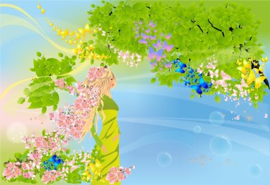 Spring, clipart