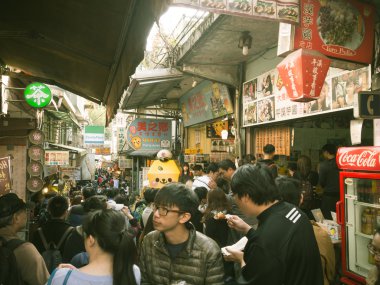 Turist Pingxi eski Street