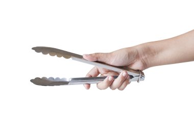 Elini tutun mutfak tong