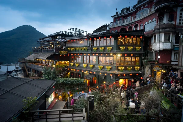  Hillside çay evleri Jiufen Tayvan, 