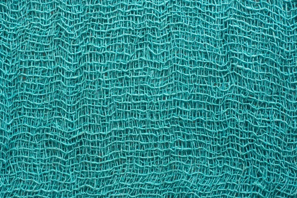 Текстура тканини бірюзового волокна — стокове фото
