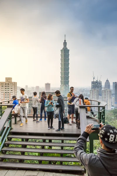 Turistas no Elefante Mt . — Fotografia de Stock