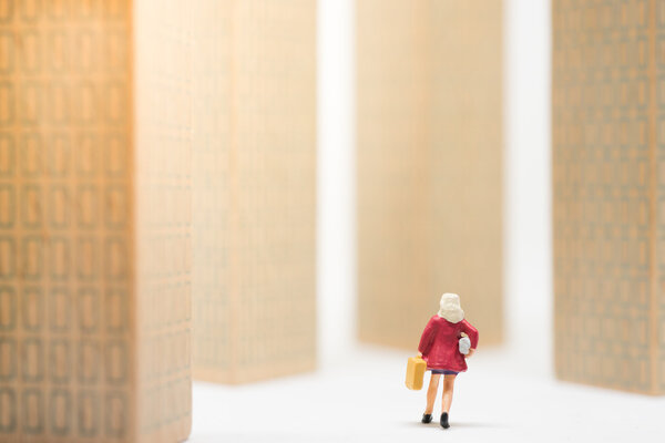 Concept of business career.