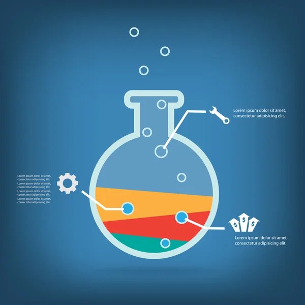业务试验，炫彩矢量设计 — 图库矢量图片