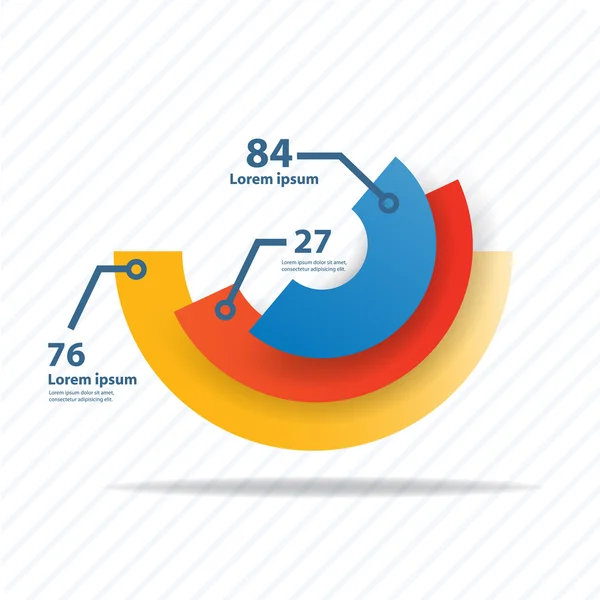 Design vetorial colorido para layout de fluxo de trabalho , —  Vetores de Stock