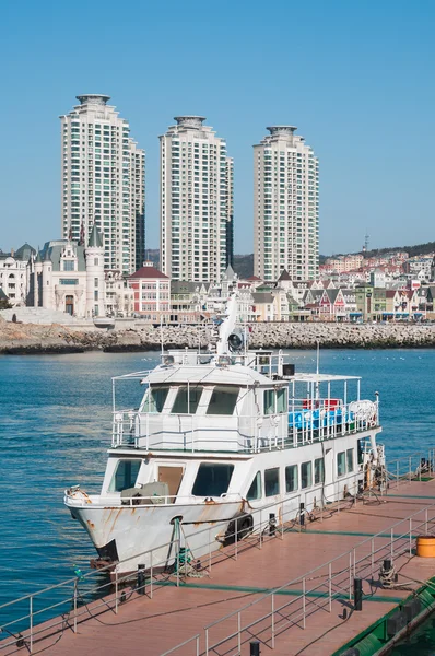 Quai des pêcheurs Dalian . — Photo