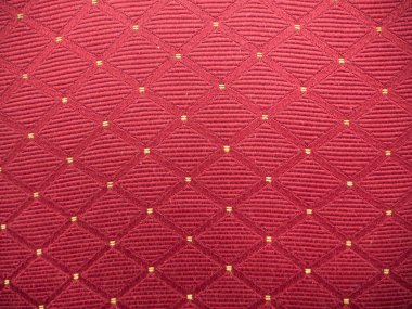 Sarı ipuçları ile kırmızı kumaş 