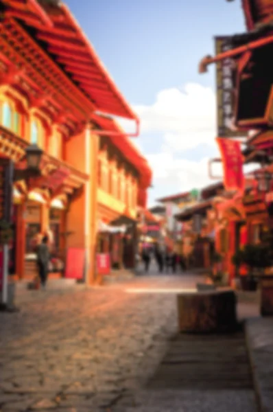 Oldtown em Zhongdian Shangri-La — Fotografia de Stock