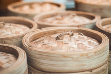 Dim sum bambu sepet 