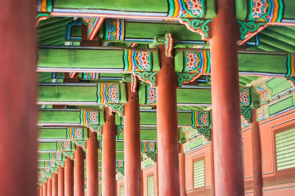 Corredor del Palacio Gyeongbokgung — Foto de Stock