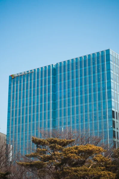 Microsoft corporate branch building in Seoul, Korea. — Stock Photo, Image