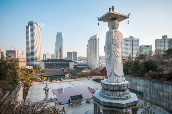 Bongeunsa tempel, Seoul, Korea — Stockfoto