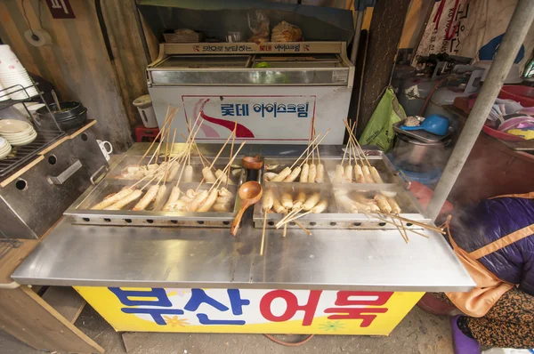 Nourriture de rue coréenne, Odeng — Photo