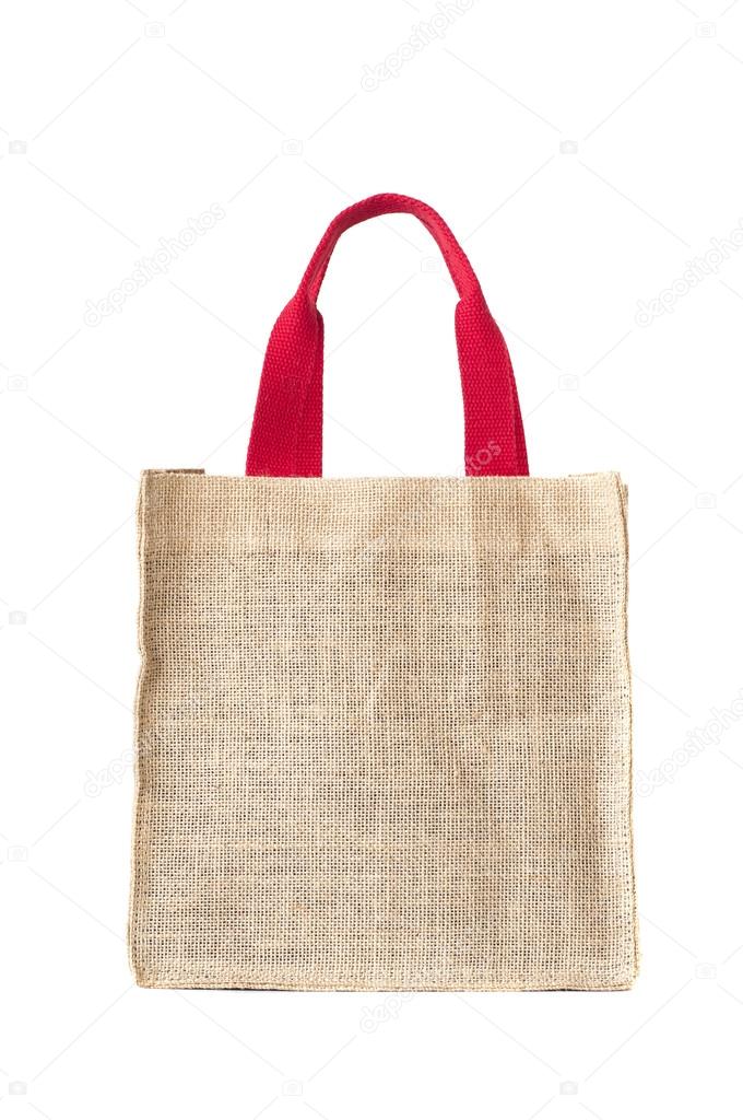 Shopping hessian sack bag