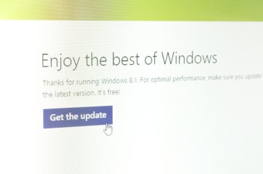 Microsoft Windows Update sayfa