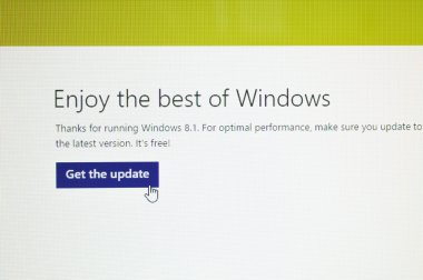 Microsoft Windows Update sayfa