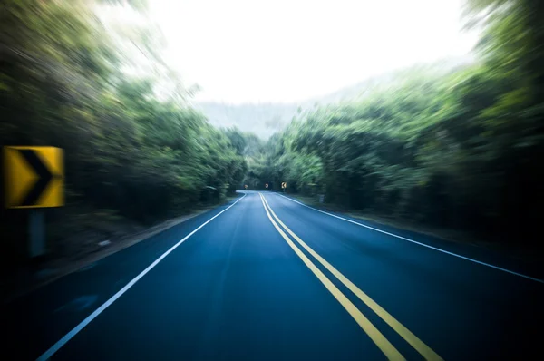 Road with motion blur — Stock Photo, Image