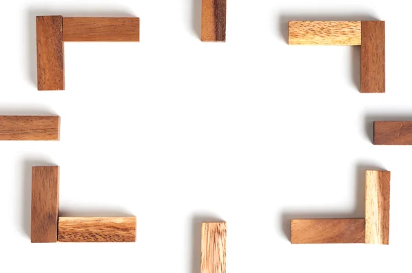 Abstract frame wood — Stock Photo, Image