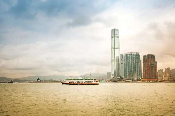 Linha do horizonte de Hong Kong — Fotografia de Stock