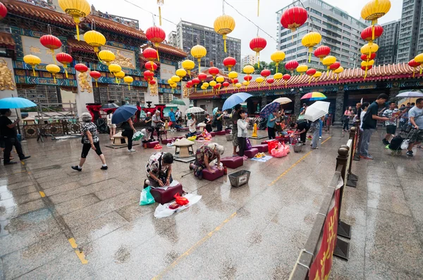 Wong tai sin göttin in hong kong. — Stockfoto