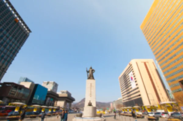 Gwanghwamun Square background. — Stock Photo, Image