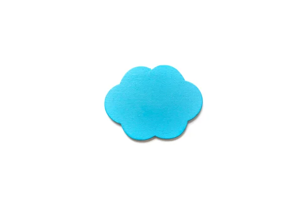 Blue cloud isolated — Stock Photo, Image