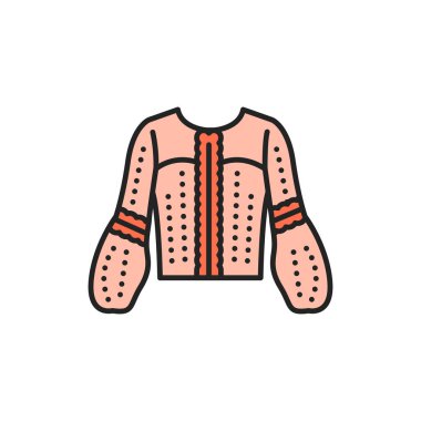 Bluz rengi çizgisi simgesi. Web sayfası, mobil uygulama, tanıtım için resim grafiği.